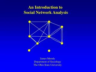 An Introduction to Social Network Analysis