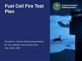 Fuel Cell Fire Test Plan