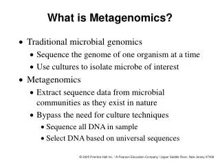 What is Metagenomics?
