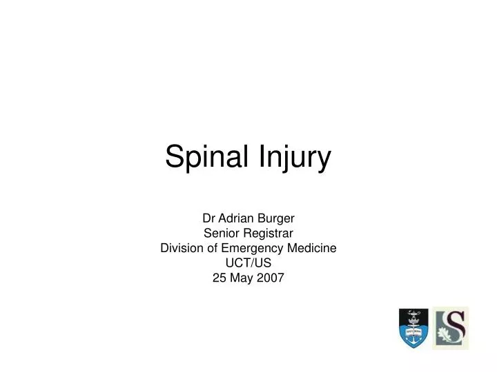 spinal injury