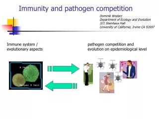 Immunity and pathogen competition