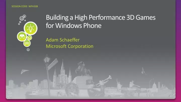 building a high performance 3d games for windows phone
