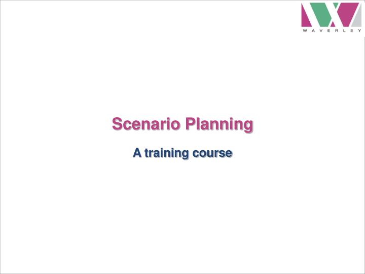scenario planning