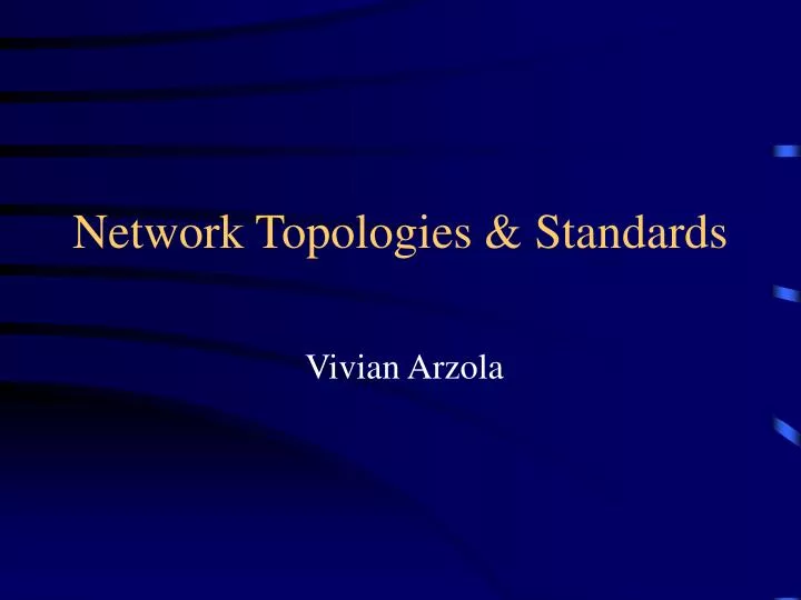 network topologies standards