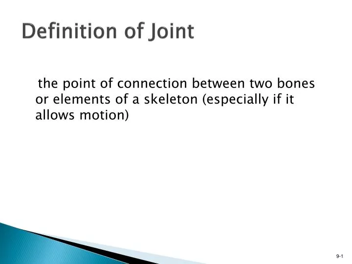definition of joint