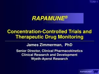 Concentration-Controlled Trials and Therapeutic Drug Monitoring