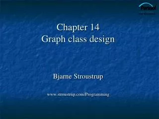 Chapter 14 Graph class design