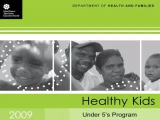 Healthy Under 5 Kids Program presentation