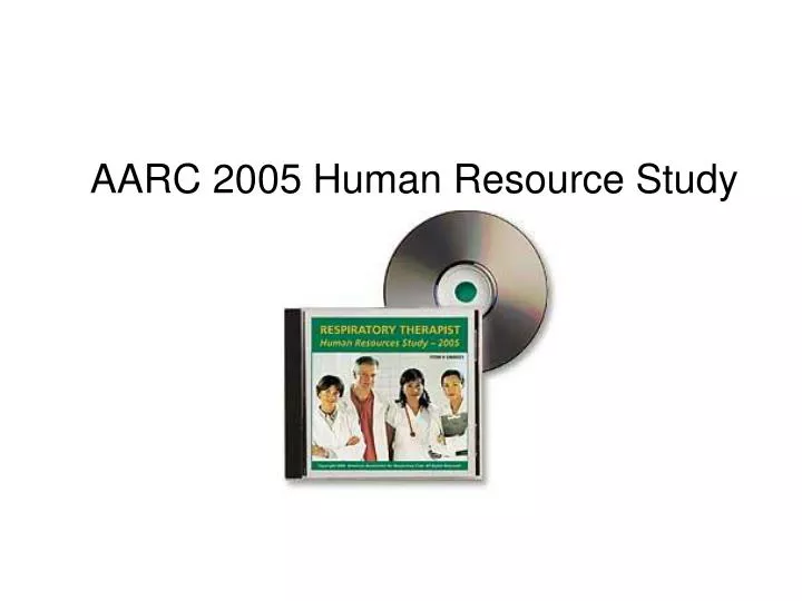 aarc 2005 human resource study