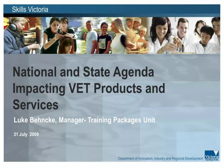 national and state agenda impacting vet products and services
