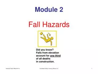 Module 2 Fall Hazards