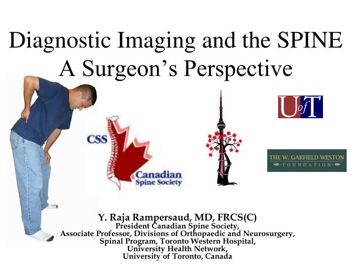 diagnostic imaging and the spine a surgeon s perspective