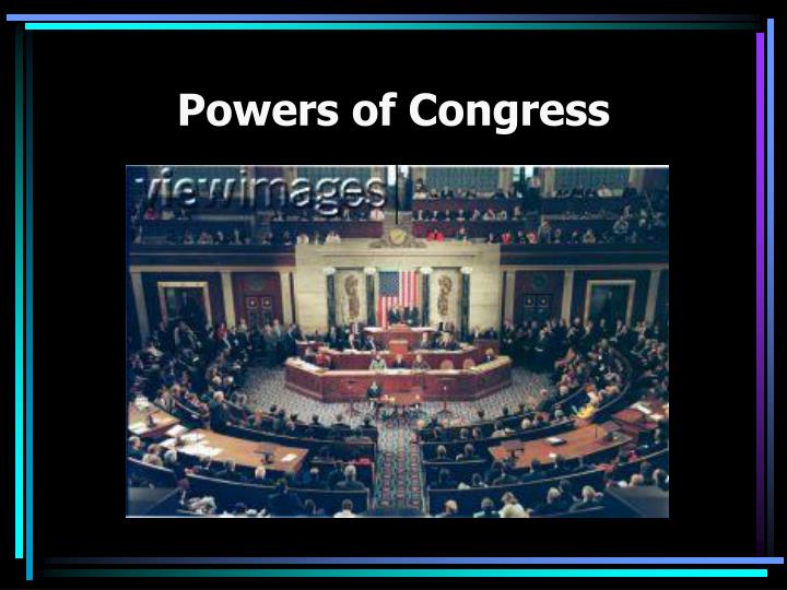 powers of congress