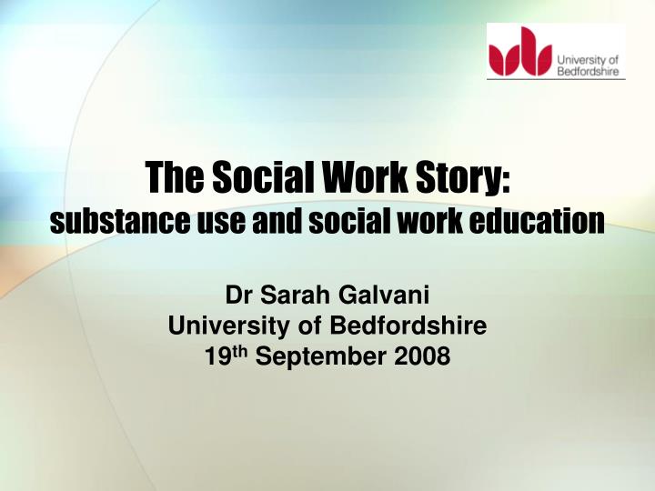 the social work story substance use and social work education