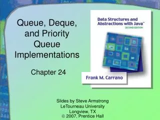 Queue, Deque, and Priority Queue Implementations