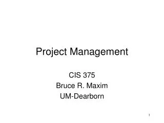 Project Management