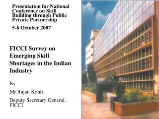 FICCI Survey on Emerging Skill Shortages in the Indian Industry