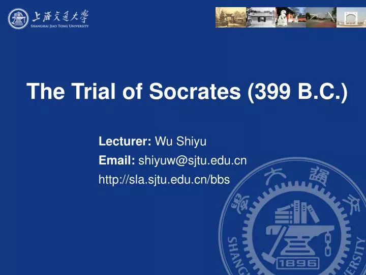 the trial of socrates 399 b c