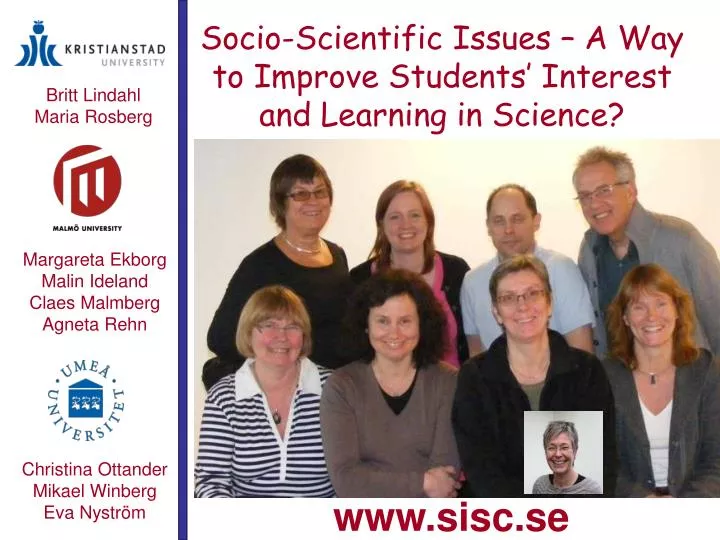 socio scientific issues a way to improve students interest and learning in science