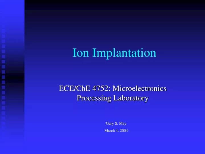 ion implantation
