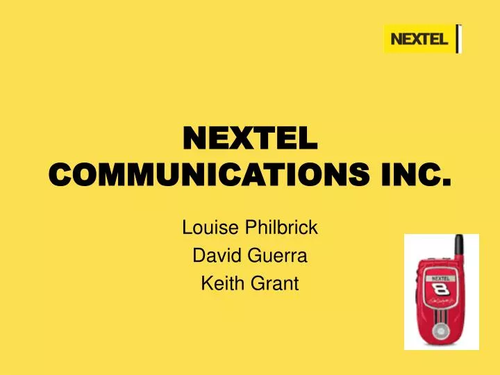 nextel communications inc