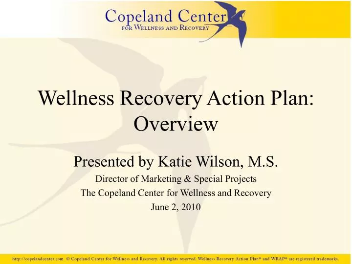 wellness recovery action plan overview
