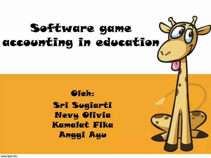 software game accounting in education