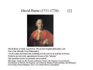 David Hume (1711-1776) [ 1 ]