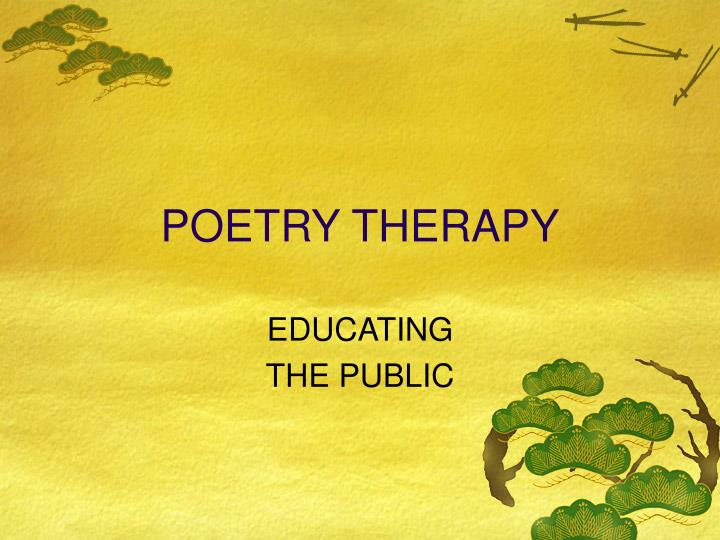 poetry therapy