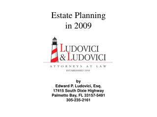 Estate Planning in 2009