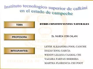 Instituto tecnologico superior de calkini en el estado de campeche