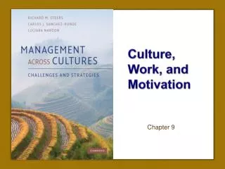 Culture, Work, and Motivation