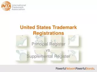 United States Trademark Registrations