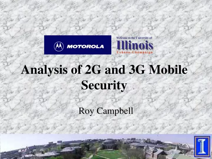 analysis of 2g and 3g mobile security