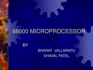68000 microprocessor