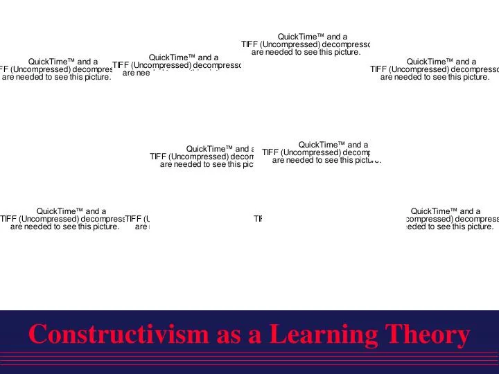 constructivism as a learning theory