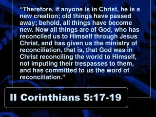 ii corinthians 5 17 19