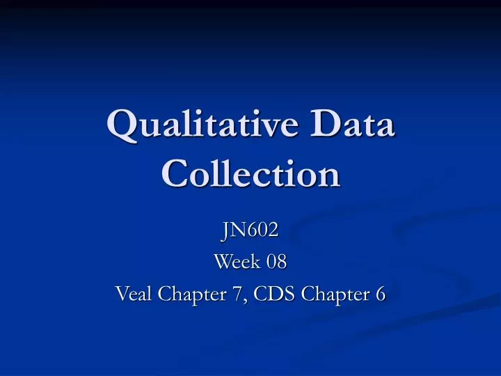 qualitative data collection