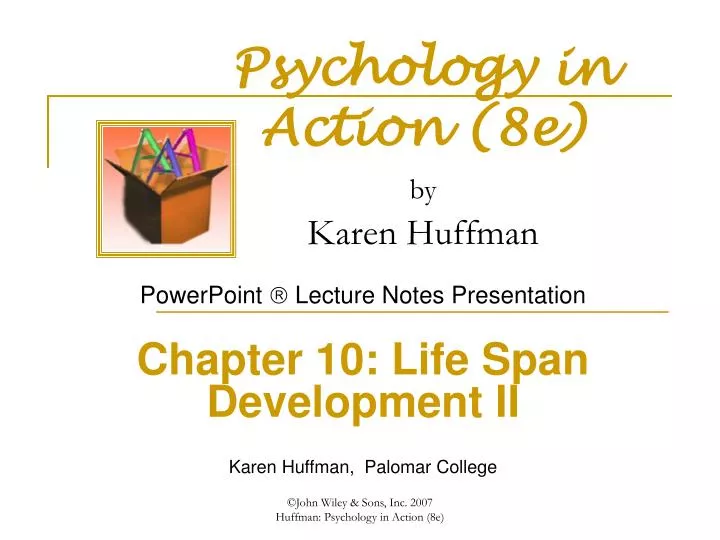 psychology in action 8e by karen huffman