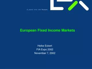 European Fixed Income Markets