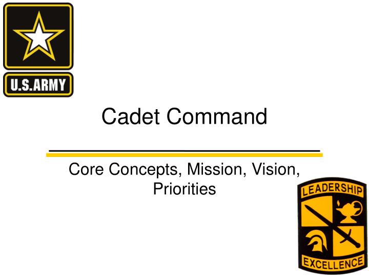 cadet command