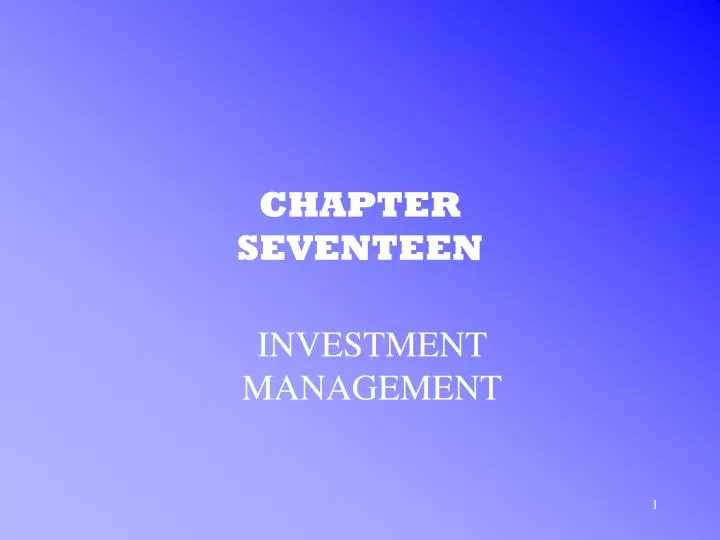 chapter seventeen