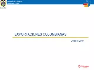 EXPORTACIONES COLOMBIANAS