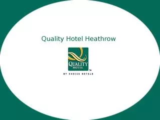Quality Hotel Heathrow - Accommodation near Heathrow Airport