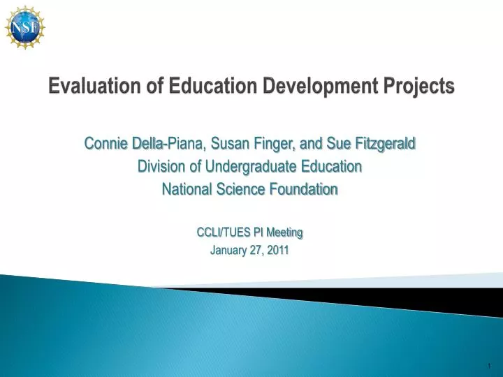evaluation of education development projects