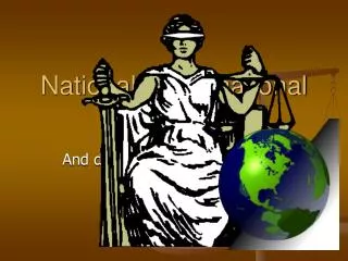 National v International Law