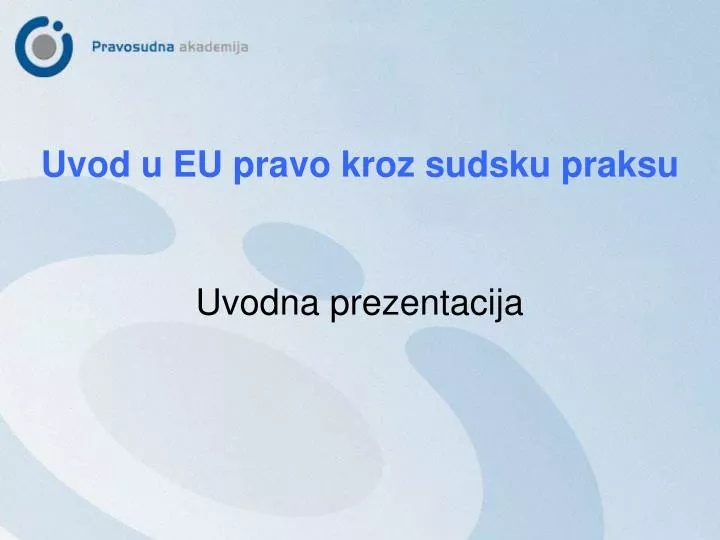 uvodna prezentacija