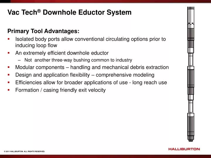vac tech downhole eductor system