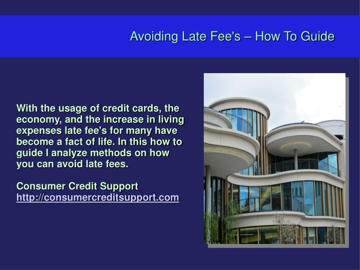 avoiding late fee s how to guide
