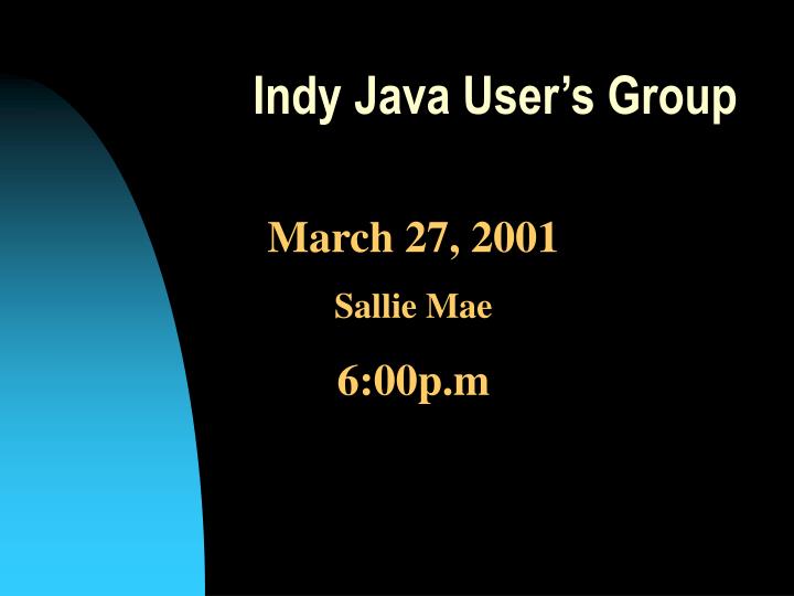 indy java user s group